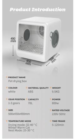 Pet Hair Blowing Machine