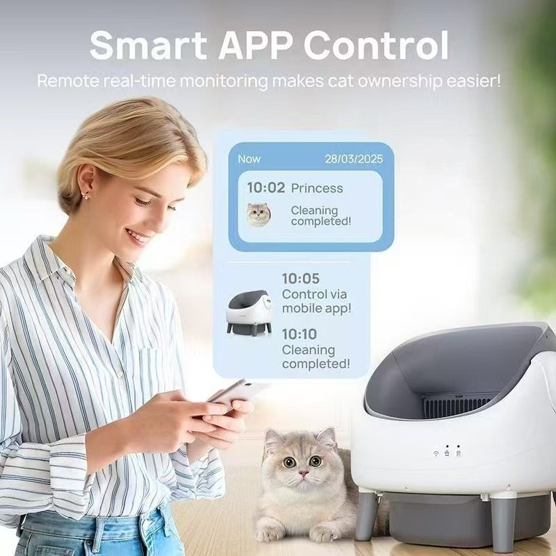 Automatic Smart Cat Litter Box Drawer