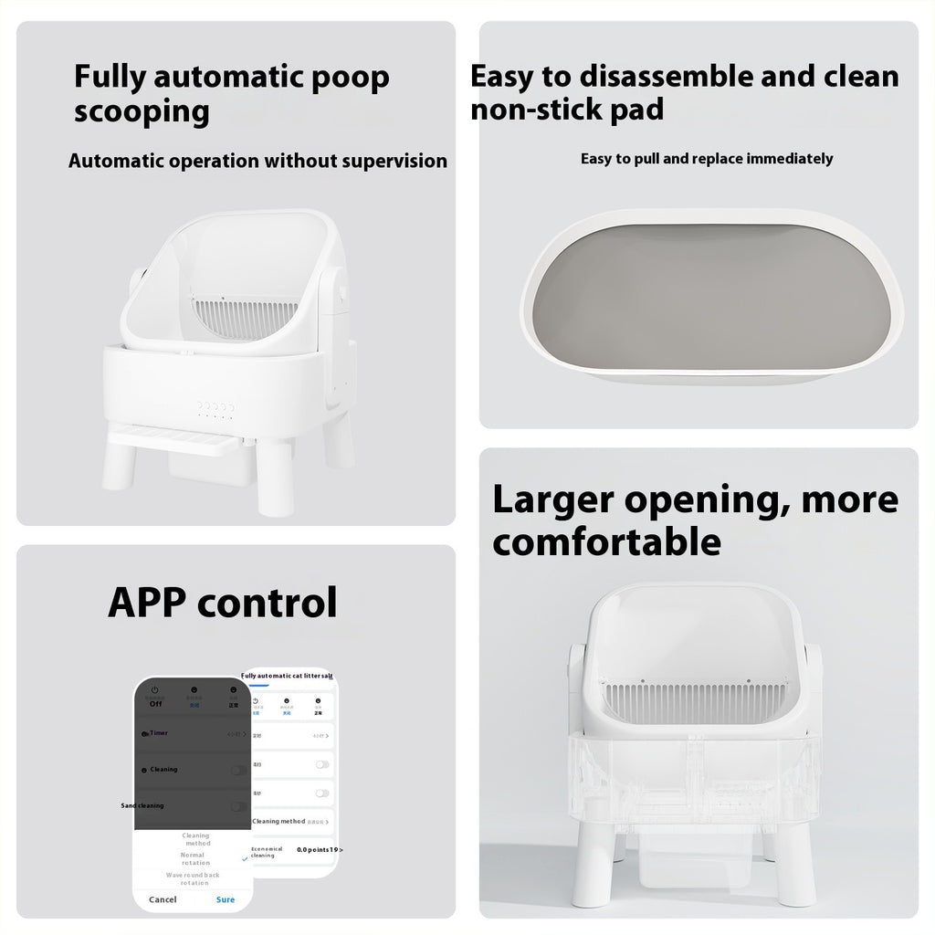 Fully Automatic Smart Closed Cat Litter Box